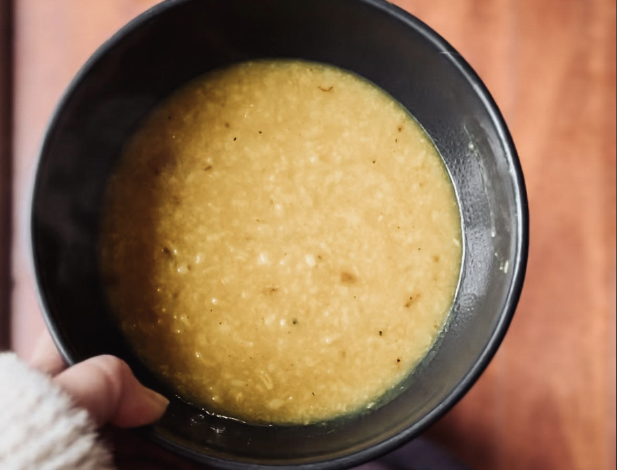 A bowl on congee