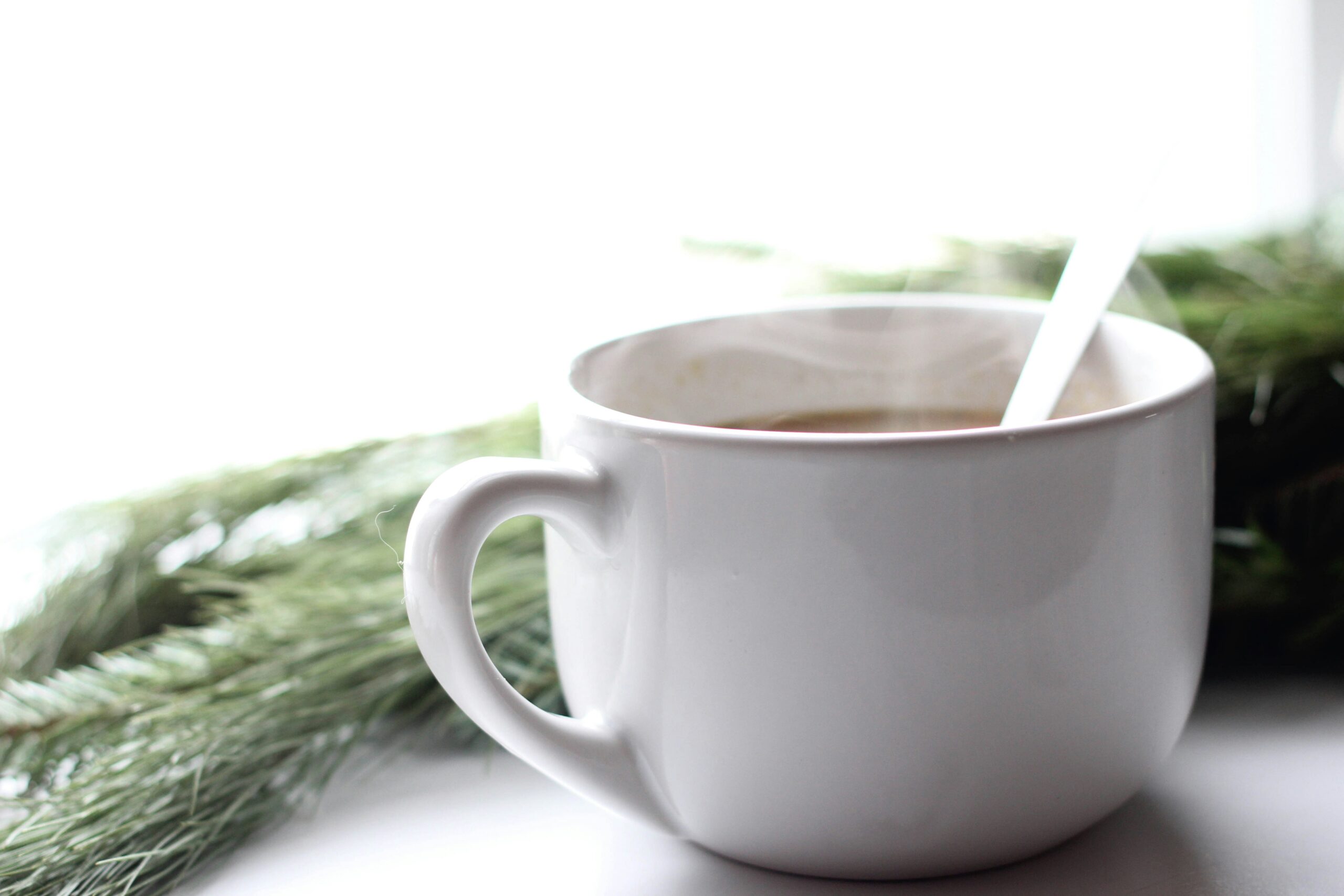 A bowl of cozy, hot winter soup