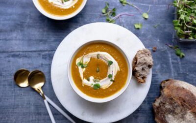 Cozy Autumn: Apple and Roasted Butternut Squash Soup Recipe